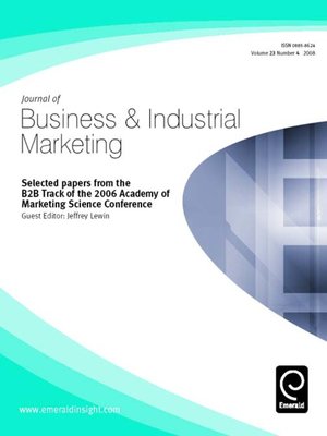 cover image of Journal of Business & Industrial Marketing, Volume 23, Issue 4